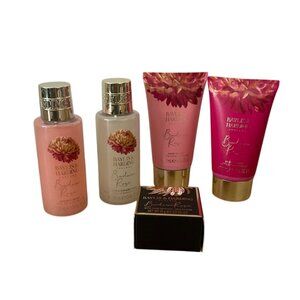 Baylis and Harding England Boudoire Rose Bath and Body Set 5 Piece New Sealed